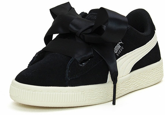 中童 PUMA Suede Heart Jewel Ps 低筒 兒童板鞋 黑 Order 中童 PUMA Suede Heart Jewel Ps 低筒 兒童板鞋 黑