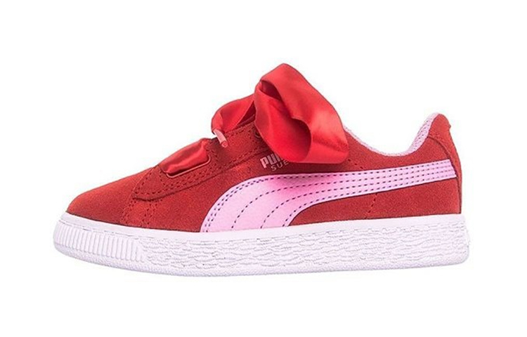 (Preschool) Puma Suede Heart Radicals 'Red White' 368948-01