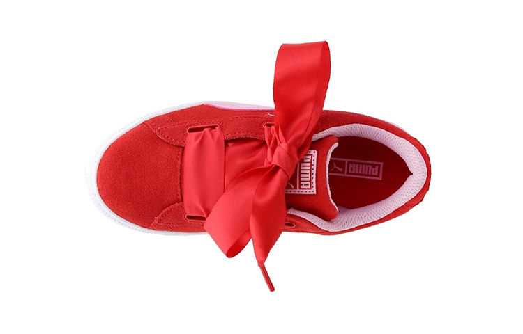 Lookbook (Preschool) Puma Suede Heart Radicals 'Red White' 368948-01