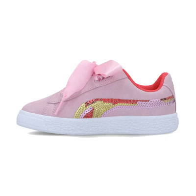 (PS) Puma Suede Heart Trailblazer Sqn Casual Sneakers Pink