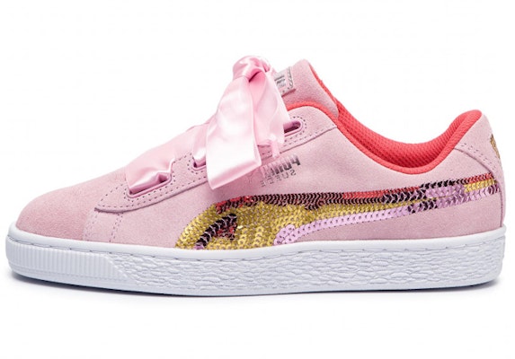 (Preschool) Puma Suede Heart Trailblazer Sneakers K Pink/White 368953-01 Buy (Preschool) Puma Suede Heart Trailblazer Sneakers K Pink/White 368953-01