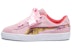 (PS) Puma Suede Heart Trailblazer Sneakers K Merah Jambu/Putih 368953-01