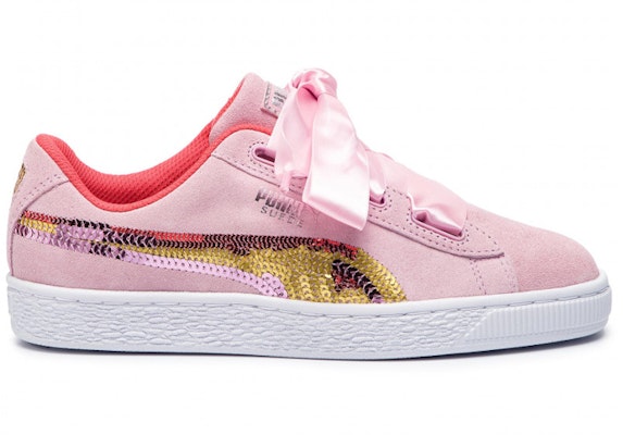 (Preschool) Puma Suede Heart Trailblazer Sneakers K Pink/White 368953-01 Order (Preschool) Puma Suede Heart Trailblazer Sneakers K Pink/White 368953-01