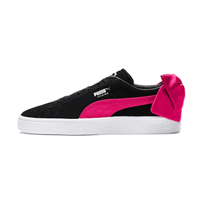 (Youth) Puma Suede Bow Jr 'Black Beetroot Purple'