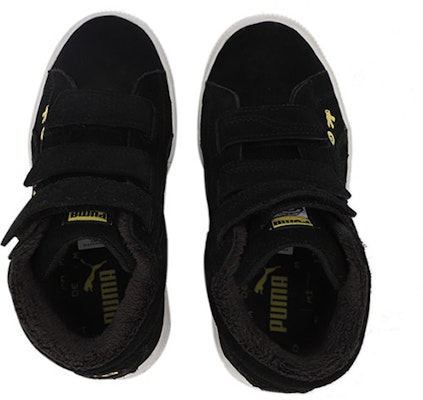 中童 PUMA Suede Minions Mid 休閒 中筒 兒童板鞋 黑色 Shop 中童 PUMA Suede Minions Mid 休閒 中筒 兒童板鞋 黑色