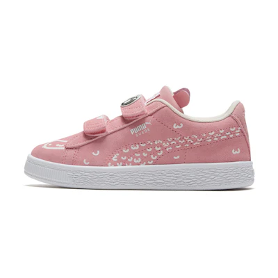 (PS) Puma Suede Monster Family V Sport Shoes Pink
