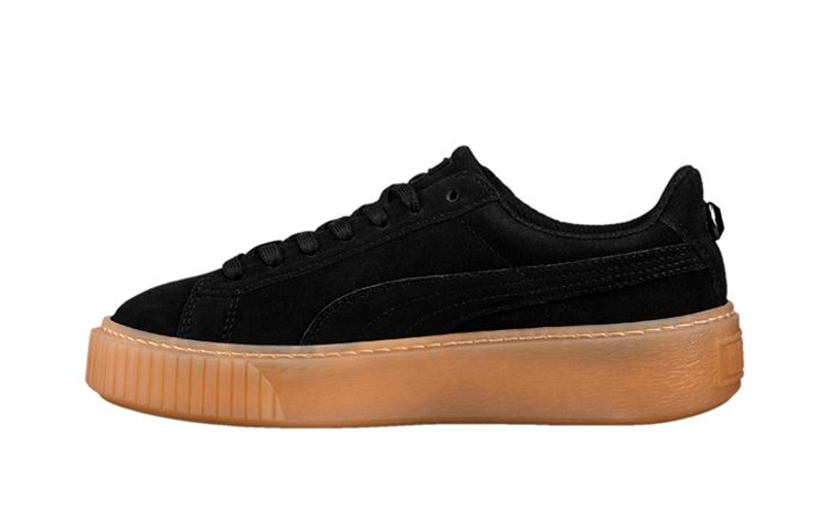 (Preschool) Puma Suede Platform 'Black' 365132-03