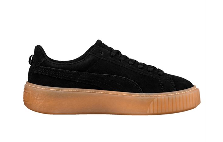 Order (Preschool) Puma Suede Platform 'Black' 365132-03
