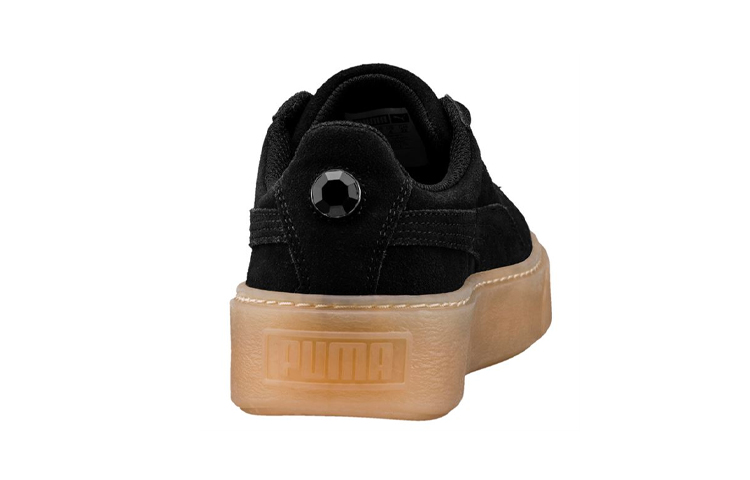 Shop (Preschool) Puma Suede Platform 'Black' 365132-03