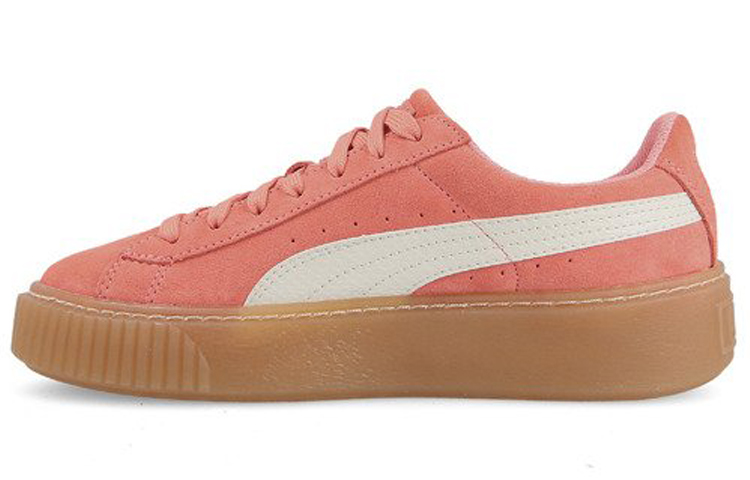 (Preschool) Puma Suede Platform Pink/White 363906-04