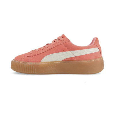 (PS) Puma Suede Platform Pink/White