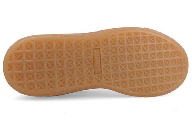 Purchase 彪馬麂皮厚底低幫板鞋 女款 粉白