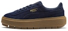 Buy Puma Suede Platform Trace Velor 'Navy' Lelaki/Wanita 366696-03
