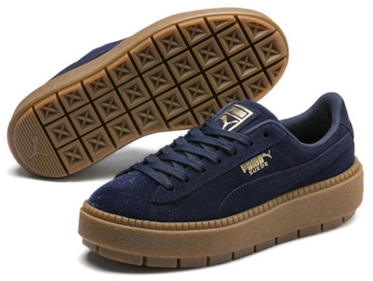Puma Suede Platform Trace Velor 'Navy' 366696-03 Purchase Puma Suede Platform Trace Velor 'Navy' 366696-03