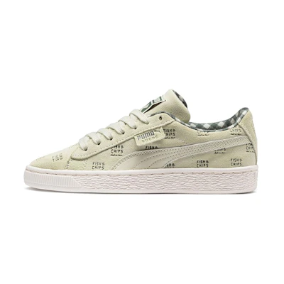 (Youth) Puma Suede Ldn Tc 'Olive Green White'