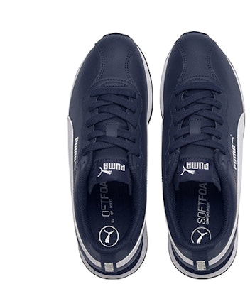 (Preschool) Puma Turin Ii K Running Shoes Blue/White 366773-03 Lookbook (Preschool) Puma Turin Ii K Running Shoes Blue/White 366773-03