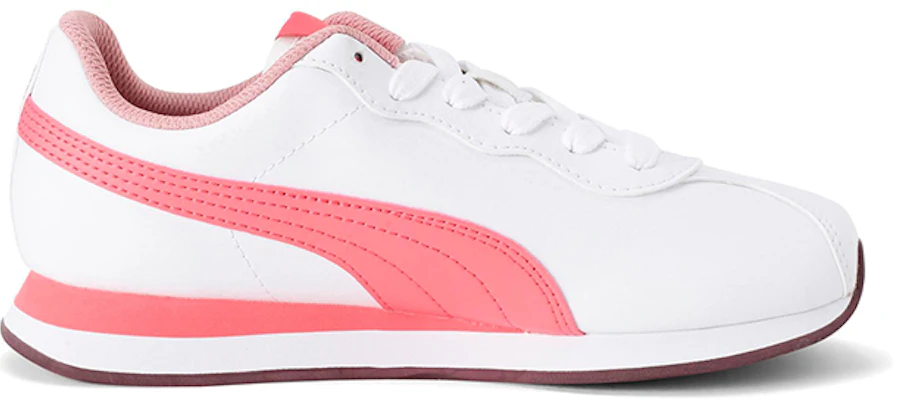 (Preschool) Puma Turin Ii Low Top Running Shoes Pink/White/Brown 366775-11 Order (Preschool) Puma Turin Ii Low Top Running Shoes Pink/White/Brown 366775-11