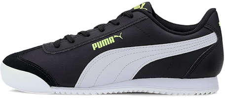 (Youth) Puma Turino Low Top Running Shoes Black/White 372895-05 (Youth) Puma Turino Low Top Running Shoes Black/White 372895-05