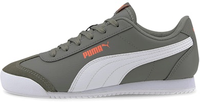 (Youth) Puma Turino Low Top Running Shoes Grey/White 372895-04 (Youth) Puma Turino Low Top Running Shoes Grey/White 372895-04