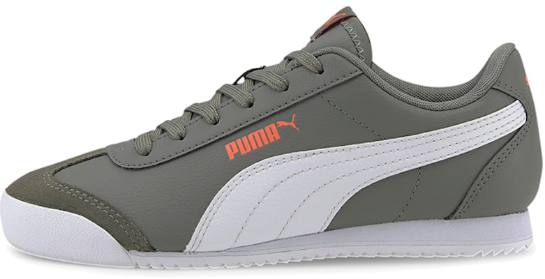 (Youth) Puma Turino Low Top Running Shoes Grey/White 372895-04 Buy (Youth) Puma Turino Low Top Running Shoes Grey/White 372895-04