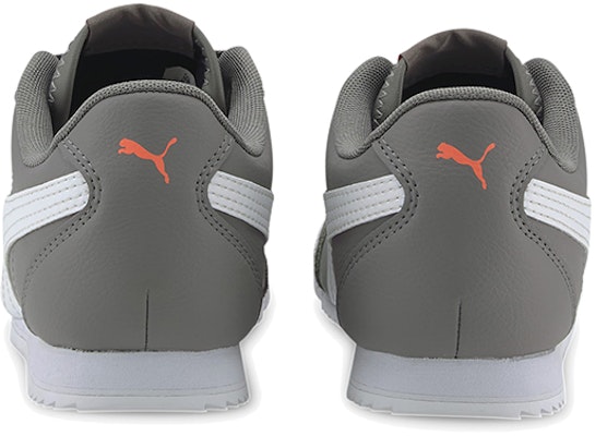 (Youth) Puma Turino Low Top Running Shoes Grey/White 372895-04 Shop (Youth) Puma Turino Low Top Running Shoes Grey/White 372895-04