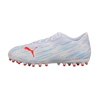 (PS) Puma Ultra 4.2 MG Jr Soccer Shoes K 'White Red Blue'
