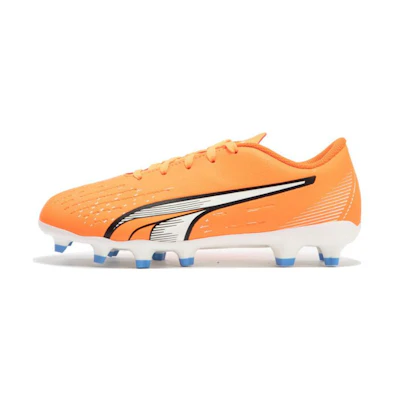 (Youth) Puma ULTRA Play FG AG 'Ultra Orange PUMA White Blue Glimmer'