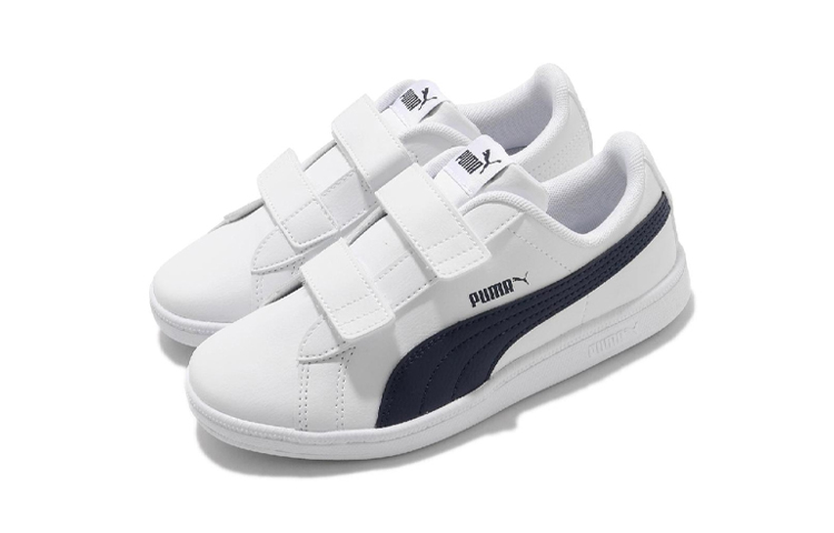 Lookbook (Preschool) Puma Up V Jr 'White Peacoat' 373602-06