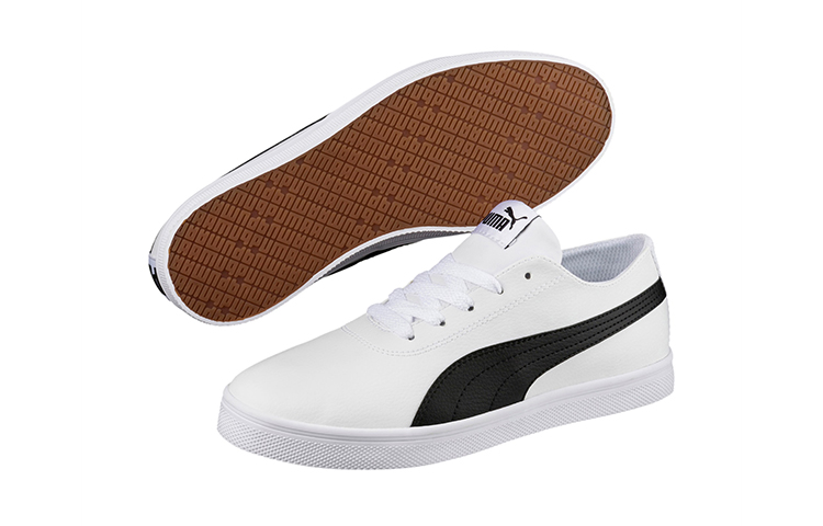 Lookbook (PS) プーマ アーバンSL ロー "ホワイト/ブラック" 366061-02