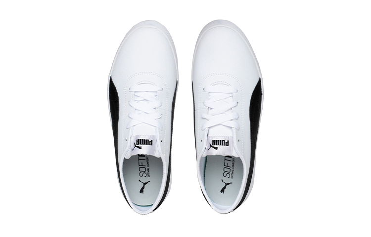 Shop (PS) プーマ アーバンSL ロー "ホワイト/ブラック" 366061-02