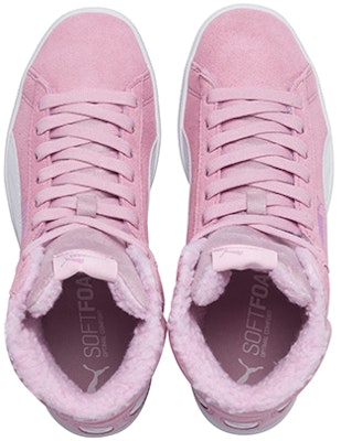 (PS) Puma Vikky Mid Bulu Sepatu Kasual Papan Pink/Putih 366854-02 Lookbook (PS) Puma Vikky Mid Bulu Sepatu Kasual Papan Pink/Putih 366854-02