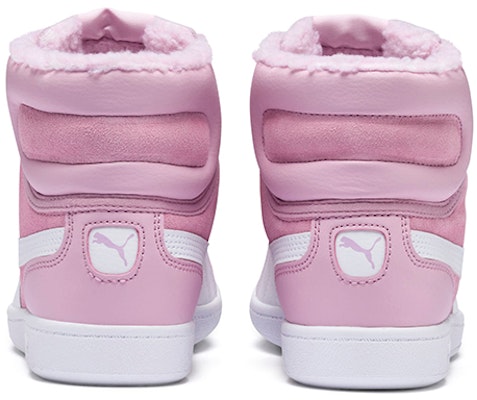 (Preschool) Puma Vikky Mid Fur Fleeced Casual Board Shoes Pink/White 366854-02 Shop (Preschool) Puma Vikky Mid Fur Fleeced Casual Board Shoes Pink/White 366854-02
