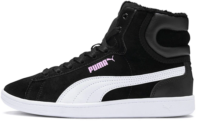 (PS) Puma Vikky Mid Fur Scarpe Casual Nero/Bianco 366854-01 Buy (PS) Puma Vikky Mid Fur Scarpe Casual Nero/Bianco 366854-01