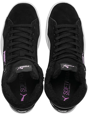 (PS) Puma Vikky Mid Fur Scarpe Casual Nero/Bianco 366854-01 Lookbook (PS) Puma Vikky Mid Fur Scarpe Casual Nero/Bianco 366854-01