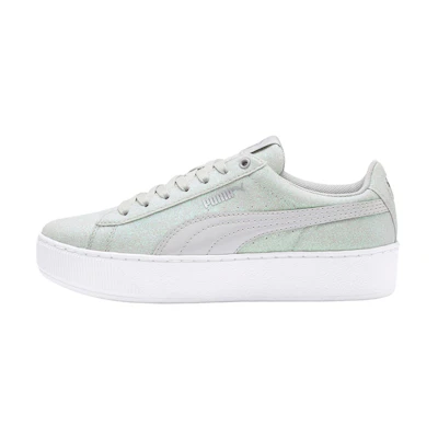 (PS) Puma Vikky Platform Glitz 'Green White'