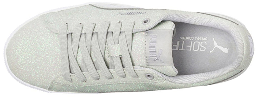 大童 PUMA Vikky Platform Glitz 休閒 低筒 兒童板鞋 綠白 Lookbook 大童 PUMA Vikky Platform Glitz 休閒 低筒 兒童板鞋 綠白