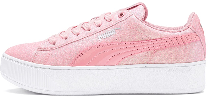 (Preschool) Puma Vikky Platform Glitz Jr Sneakers Pink 366856-07 Buy (Preschool) Puma Vikky Platform Glitz Jr Sneakers Pink 366856-07