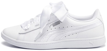 (Preschool) Puma Vikky Ribbon L Satin 'White' 369542-02 (Preschool) Puma Vikky Ribbon L Satin 'White' 369542-02