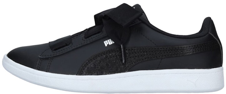 (Preschool) Puma Vikky Ribbon Satin 'Black Satin Bow' 369543-04 Buy (Preschool) Puma Vikky Ribbon Satin 'Black Satin Bow' 369543-04