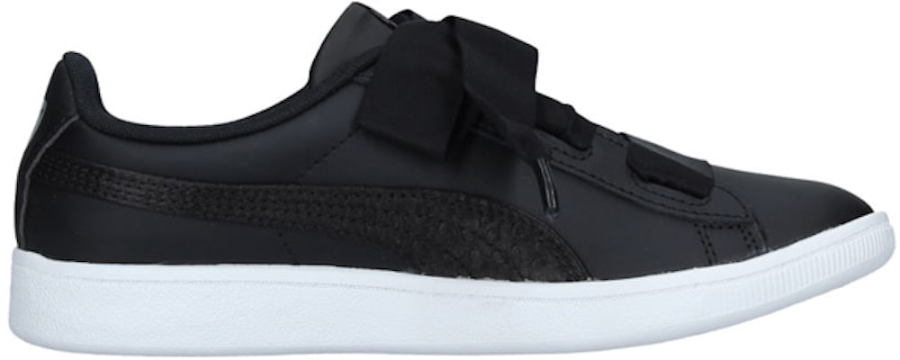 (Preschool) Puma Vikky Ribbon Satin 'Black Satin Bow' 369543-04 Order (Preschool) Puma Vikky Ribbon Satin 'Black Satin Bow' 369543-04
