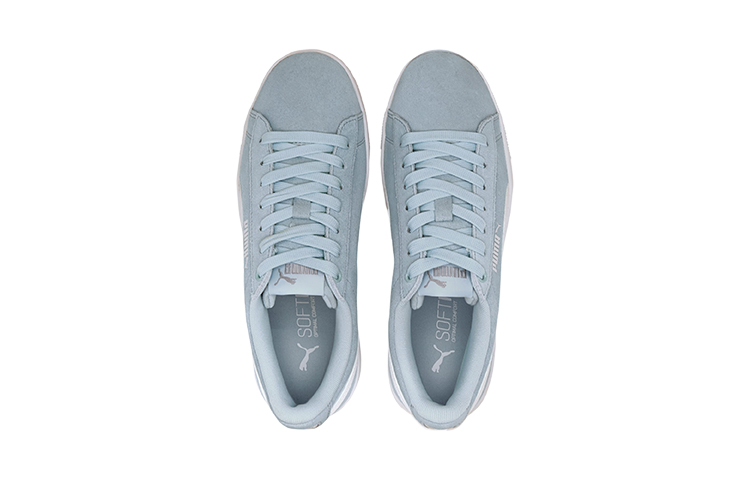 Lookbook 大童 PUMA Vikky v2 休閒 低筒 兒童板鞋 藍白