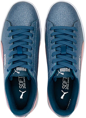 大童 PUMA Vikky v2 閃耀 休閒 低筒 兒童滑板鞋 藍粉白 Lookbook 大童 PUMA Vikky v2 閃耀 休閒 低筒 兒童滑板鞋 藍粉白