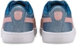 Shop 大童 PUMA Vikky v2 閃耀 休閒 低筒 兒童滑板鞋 藍粉白