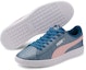 Purchase 大童 PUMA Vikky v2 閃耀 休閒 低筒 兒童滑板鞋 藍粉白