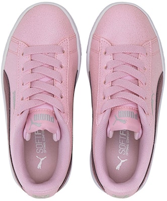 (PS) 푸마 비키 V2 글리츠 운동화 (핑크/화이트) 373171-02 Lookbook (PS) 푸마 비키 V2 글리츠 운동화 (핑크/화이트) 373171-02