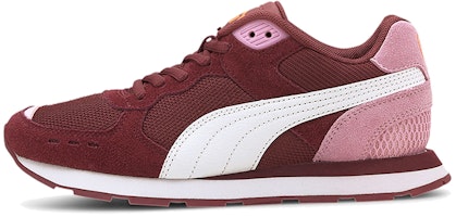 (Youth) Puma Vista Low Top Running Shoes Pink/White/Red 369539-12 (Youth) Puma Vista Low Top Running Shoes Pink/White/Red 369539-12