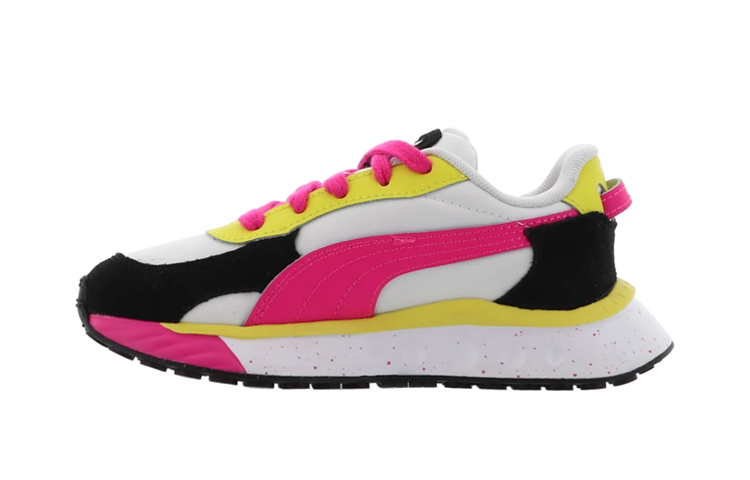 Buy (Preschool) Puma Wild Rider 'Rollin' - Pink Glow Yellow' 384443-01