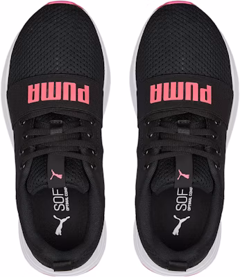 大童 PUMA Wired 舒適百搭 減震耐磨 低幫 兒童跑步鞋 黑粉色 Shop 大童 PUMA Wired 舒適百搭 減震耐磨 低幫 兒童跑步鞋 黑粉色