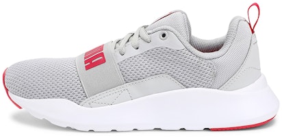 (Preschool) Puma Wired Imeva 'Grey Red White' 366901-18 (Preschool) Puma Wired Imeva 'Grey Red White' 366901-18