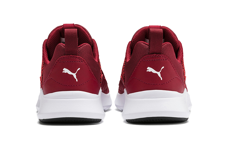 Shop 大童 Puma Wired Knit 紅白 低筒運動鞋